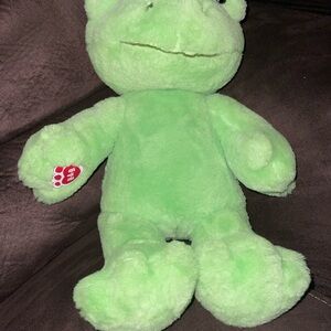 Green Plush Frog Toy